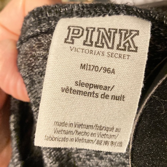 Heathered Gray Pink Sleepware Shirt FREE SHIPPING - Picture 3 of 5